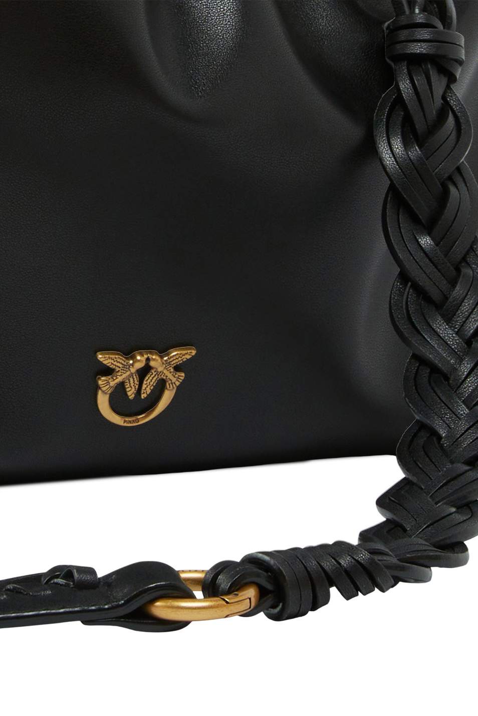 Сумка из натуральной кожи|Основной цвет:Черный Женский Pinko Сумка из натуральной кожи (цвет ), артикул 105825A0QO | Фото 3