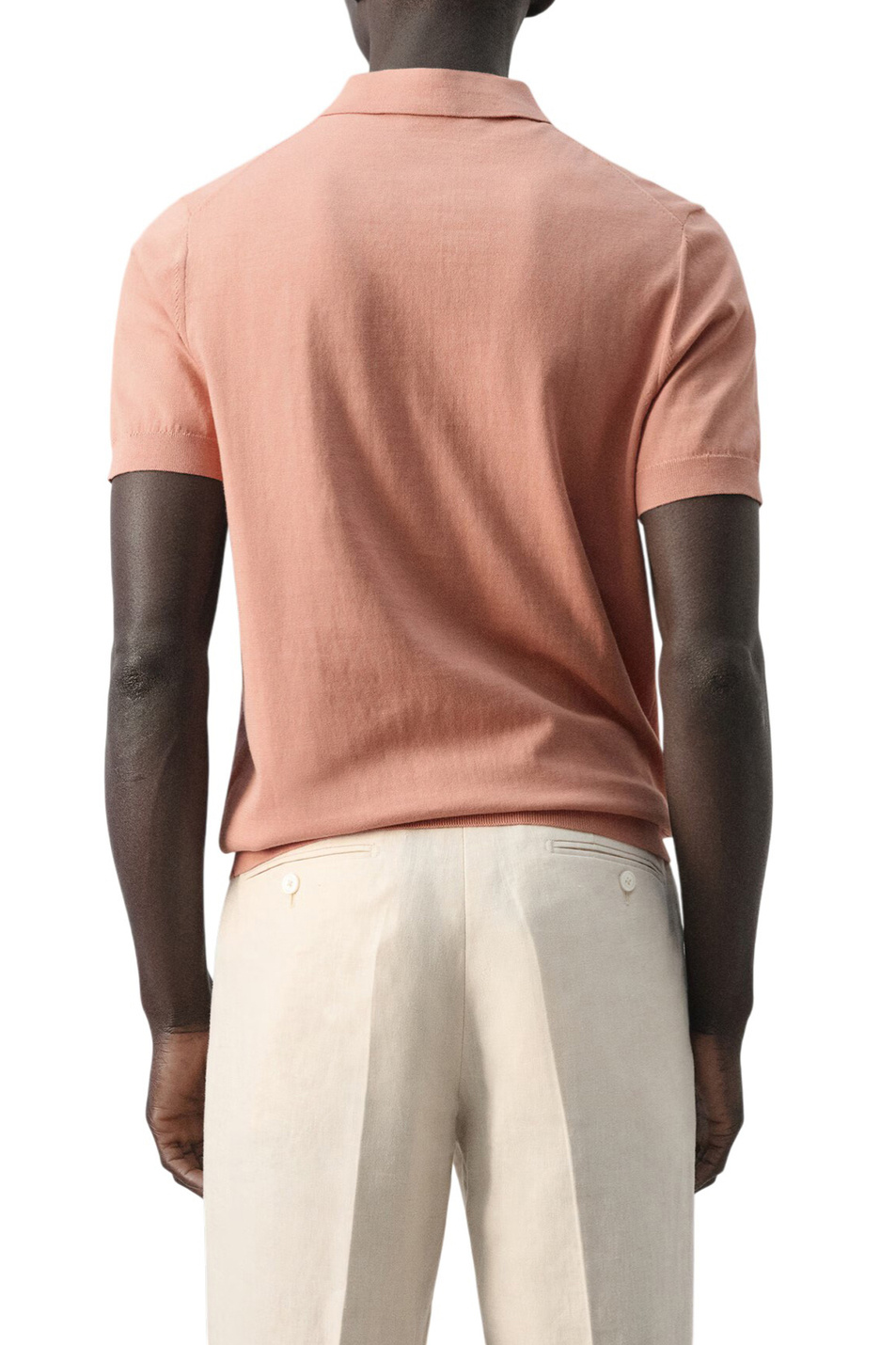 Мужской Mango Man Поло ARRAONA из хлопка (цвет ), артикул 27035945 | Фото 4