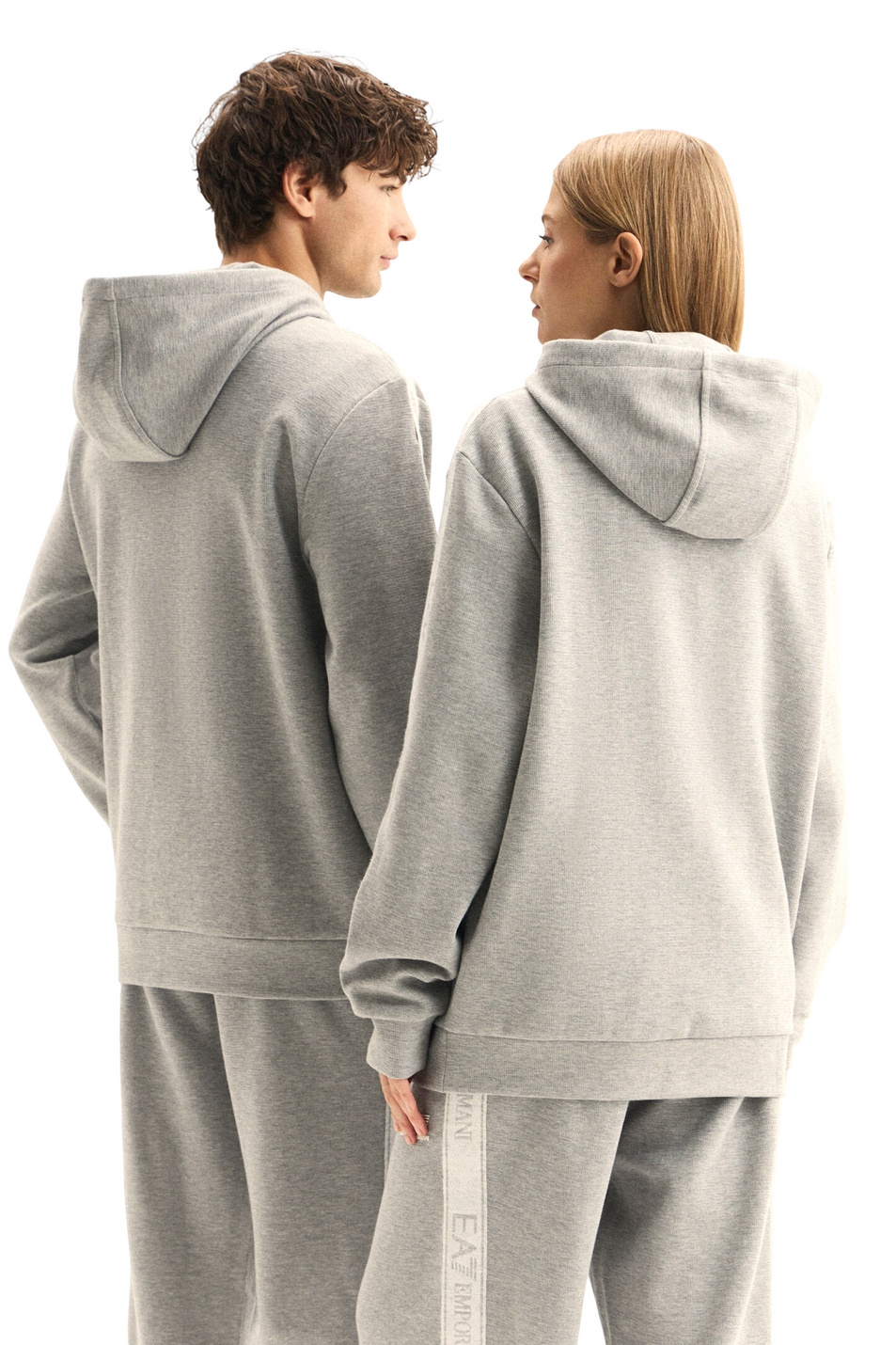 Unisex EA7 Худи из эластичного хлопка с логотипом (цвет ), артикул 7X000705-AF23079 | Фото 5