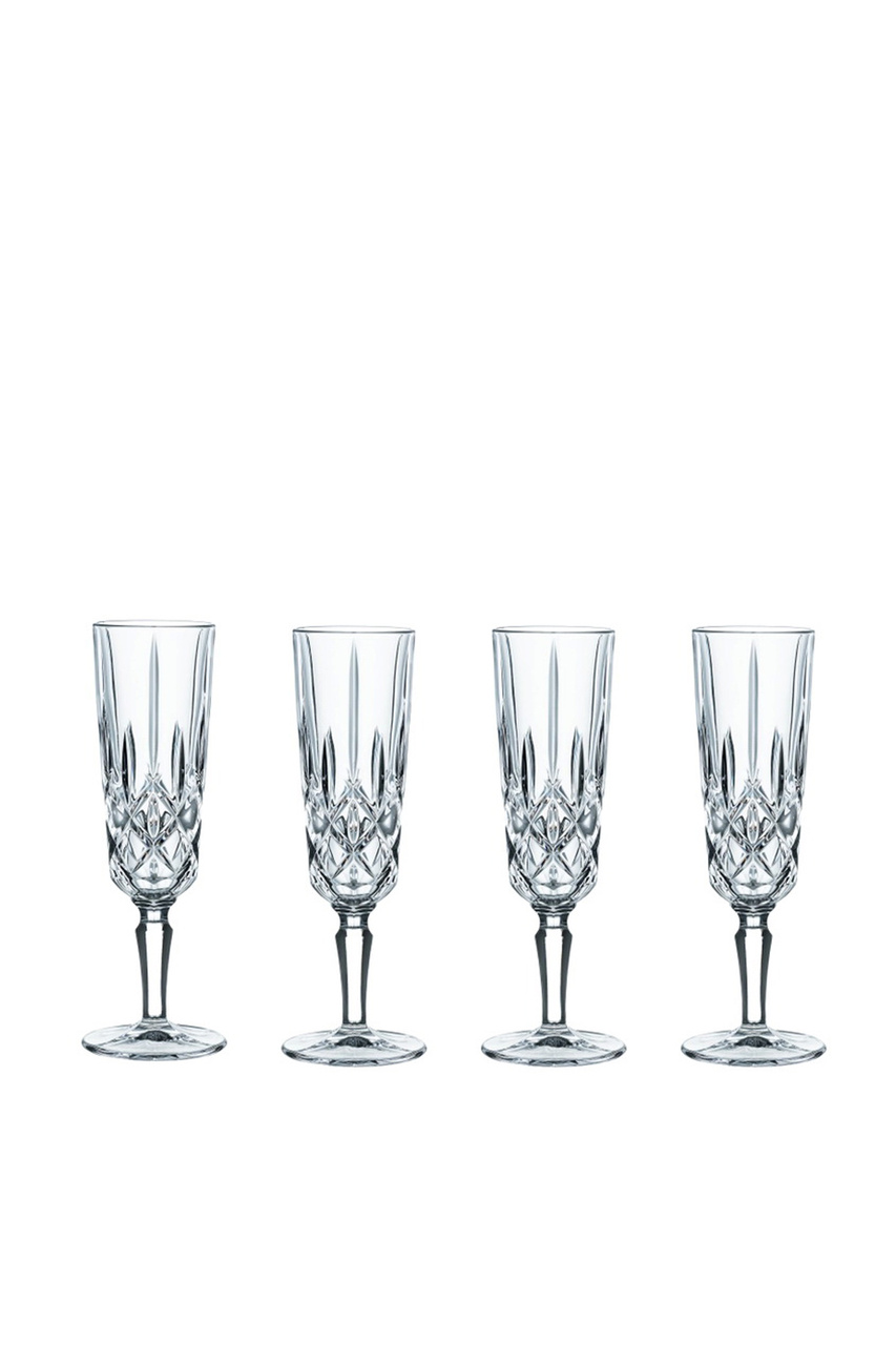 Набор бокалов NOBLESSE для шампанского, 4 шт.|Основной цвет:Прозрачный|Артикул:104248 | Фото 1