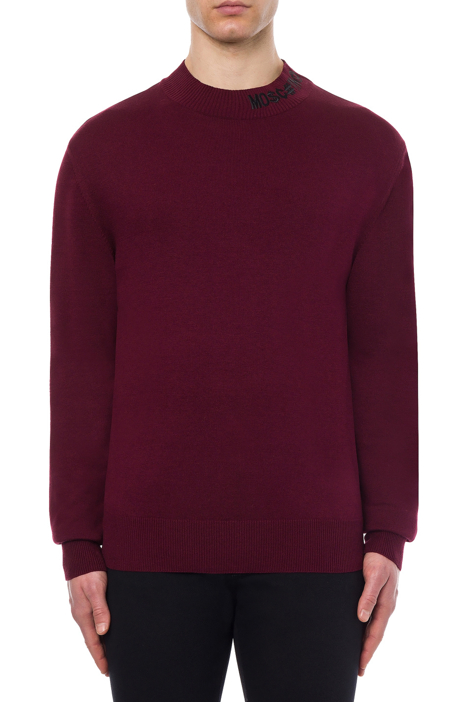 Moschino Пуловер из смесового хлопка с добавлением кашемира (цвет ), артикул A0909-7002 | Фото 2