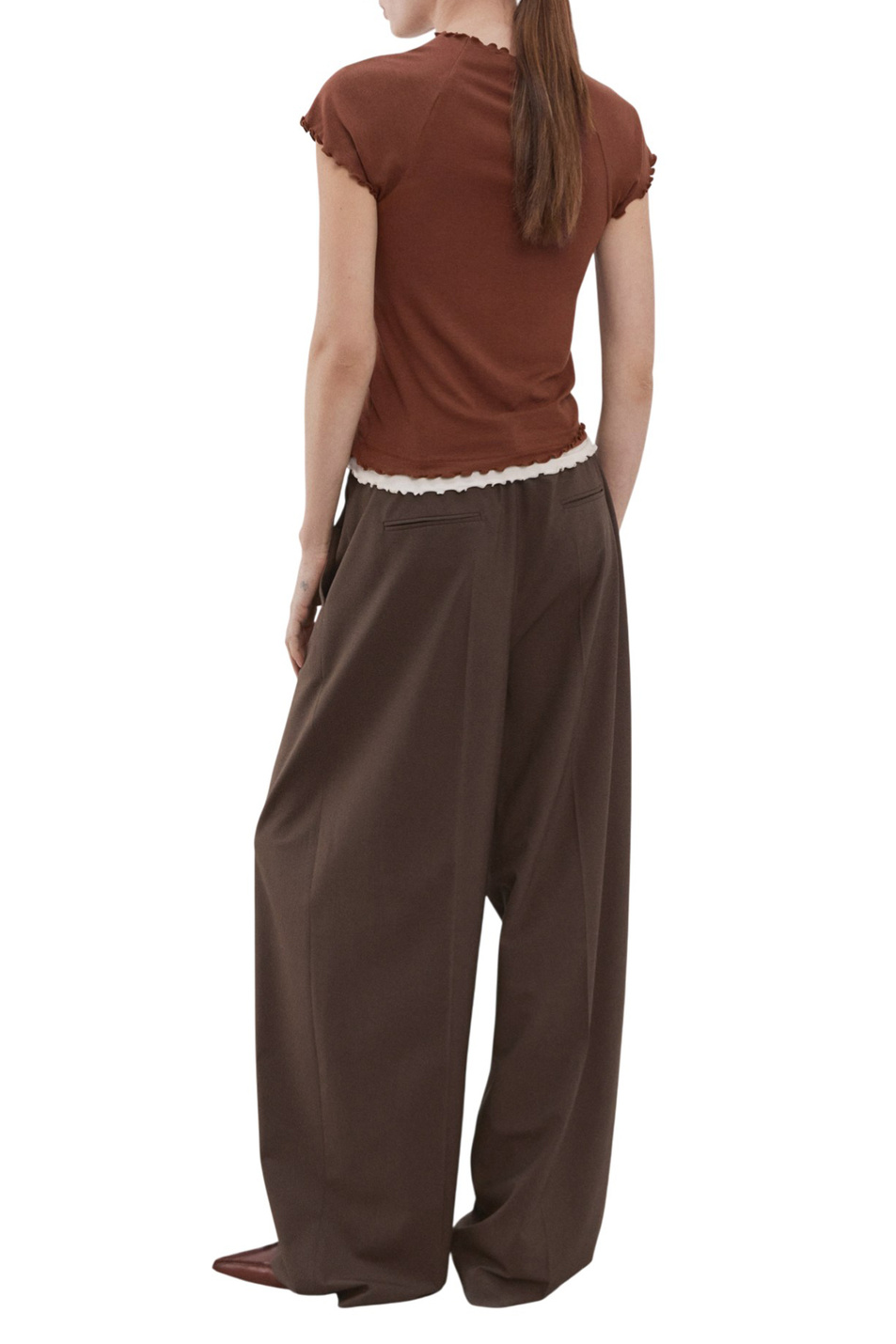 Женский Mango Футболка CURLITA из эластичной вискозы (цвет ), артикул 27074079 | Фото 3