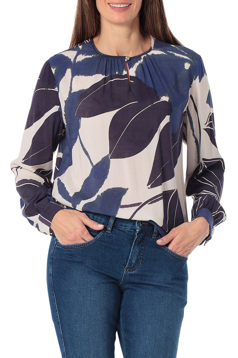 Женский Gerry Weber Блузка с принтом (цвет ), артикул N61003 | Фото 4