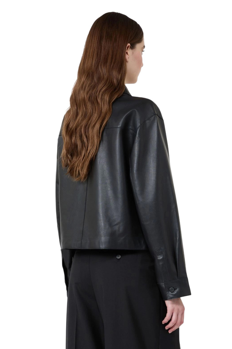 Женский Weekend Max Mara Куртка PIOVRA из натуральной кожи (цвет ), артикул 2625446021 | Фото 4