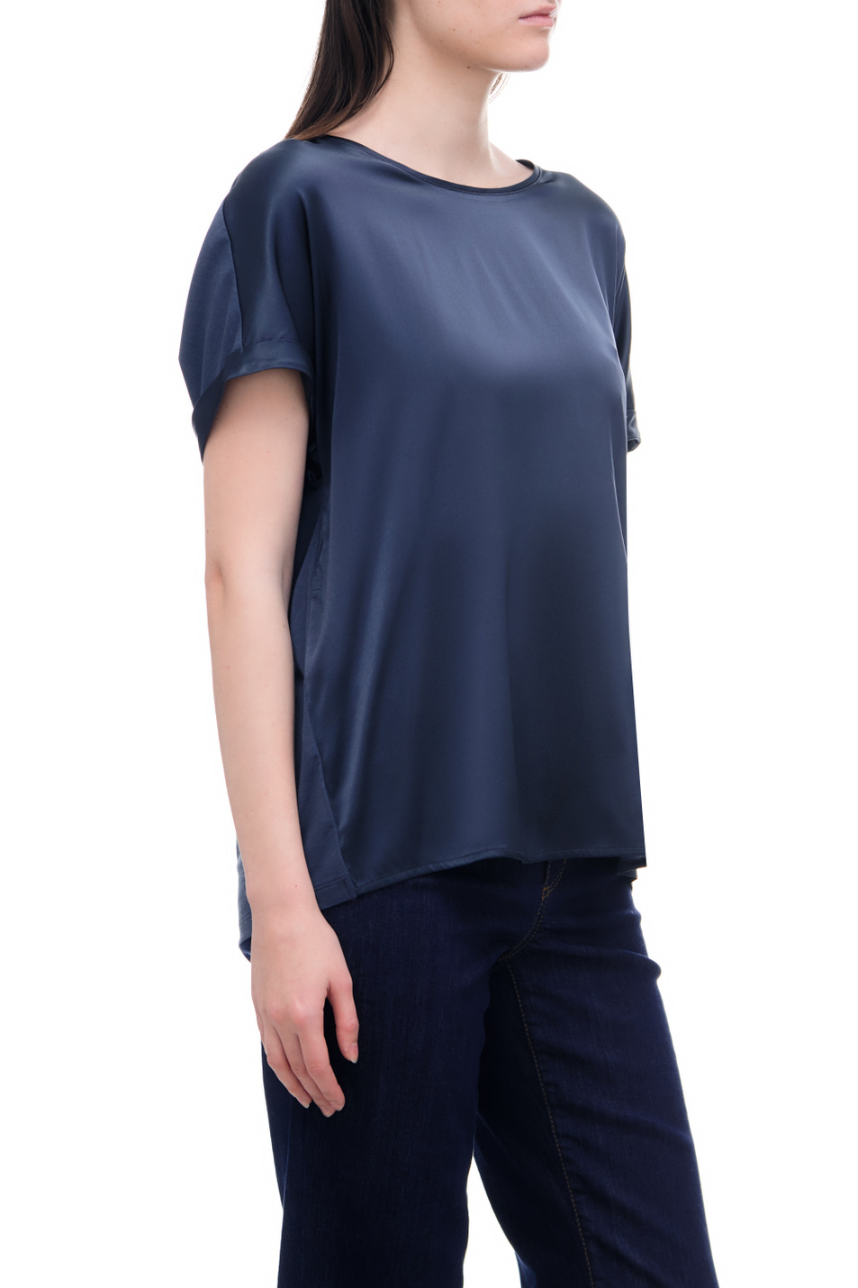 Женский Gerry Weber Блузка из эластичного шелка с коротким рукавом (цвет ), артикул 977002-35025 | Фото 4