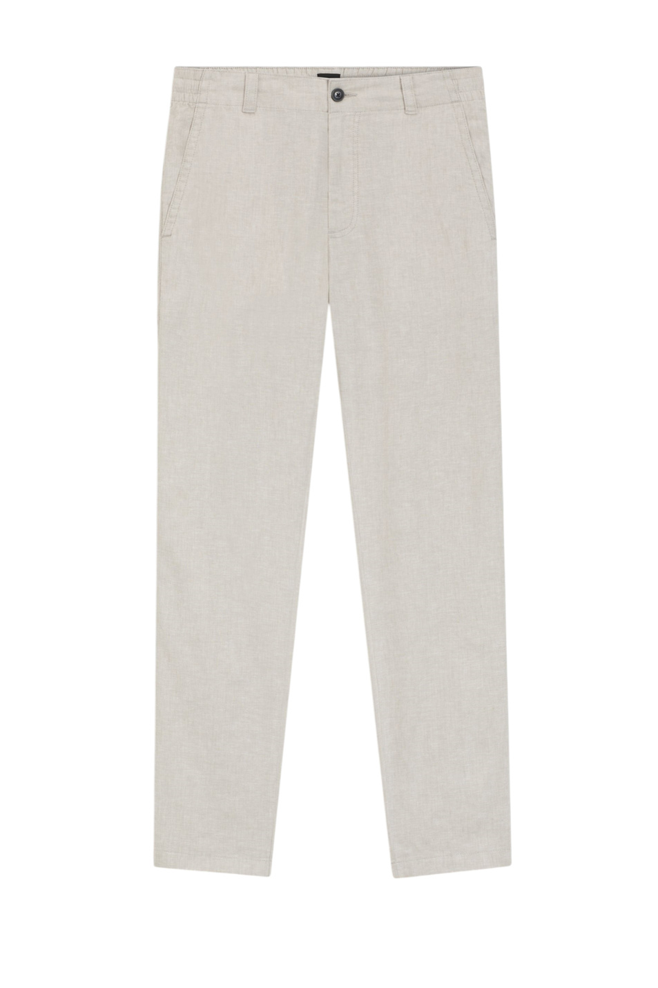 Брюки Sanderson из смесового льна|Основной цвет:Серый Мужской BOSS Брюки Sanderson из смесового льна (цвет ), артикул 50559595 | Фото 1