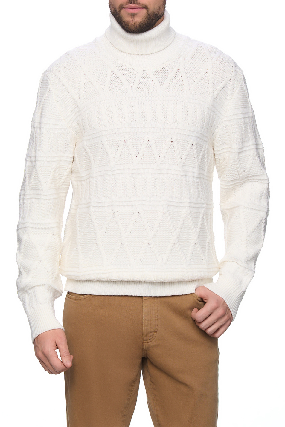 Мужской Zegna Свитер из шерсти (цвет ), артикул UEM33A8-ECT120-N01 | Фото 4