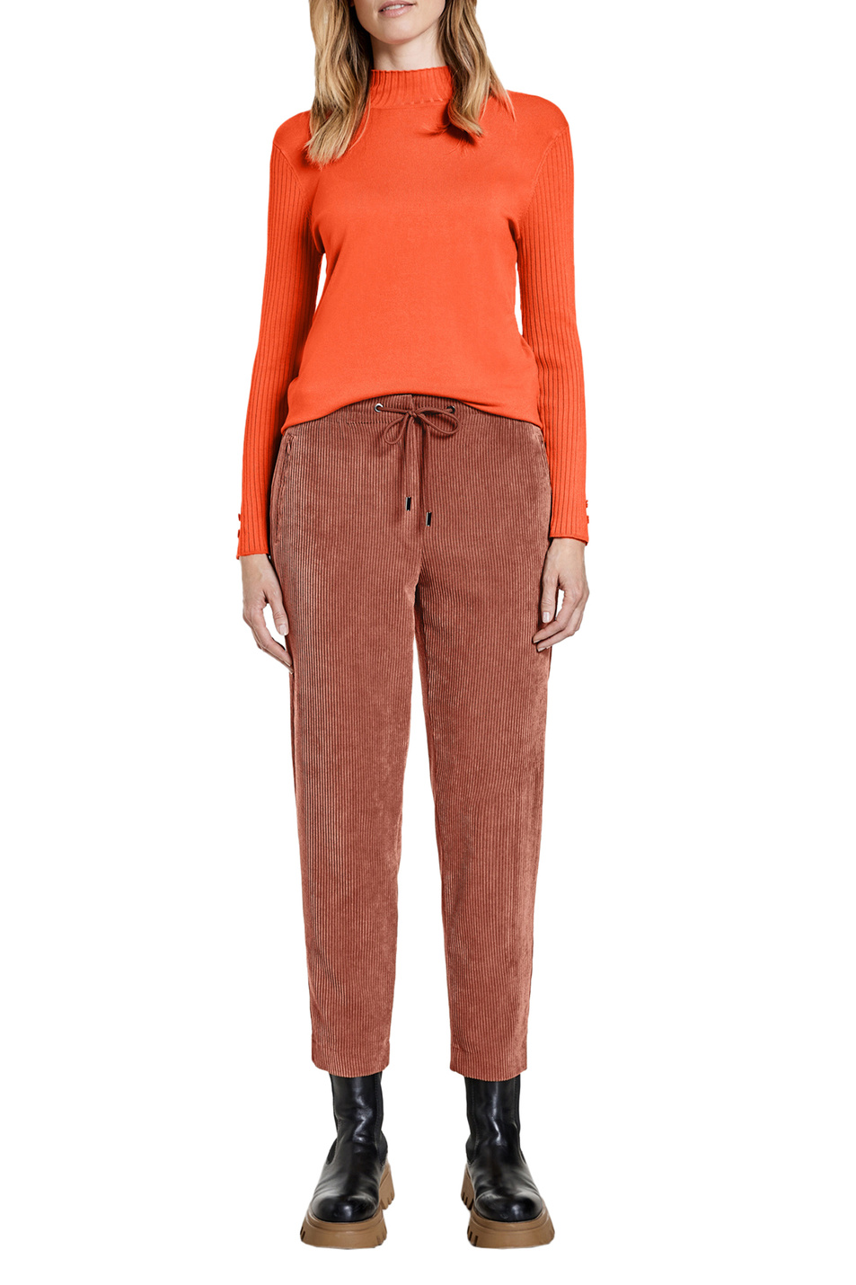 Женский Gerry Weber Вельветовые брюки с кулиской (цвет ), артикул 620032-31209 | Фото 3