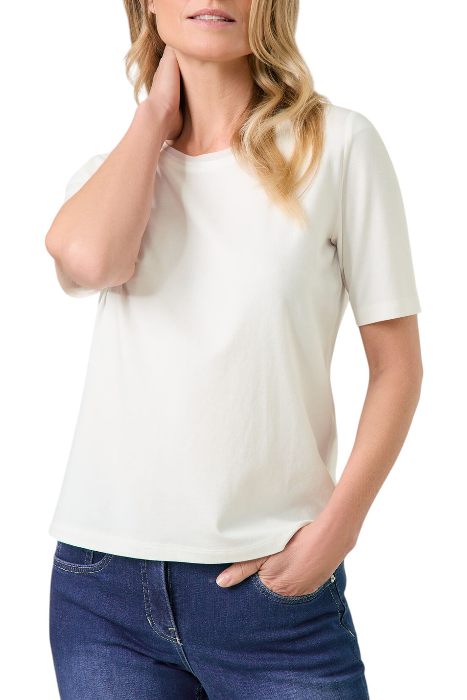 Женский Gerry Weber Футболка однотонная (цвет ), артикул 977092-35061 | Фото 3