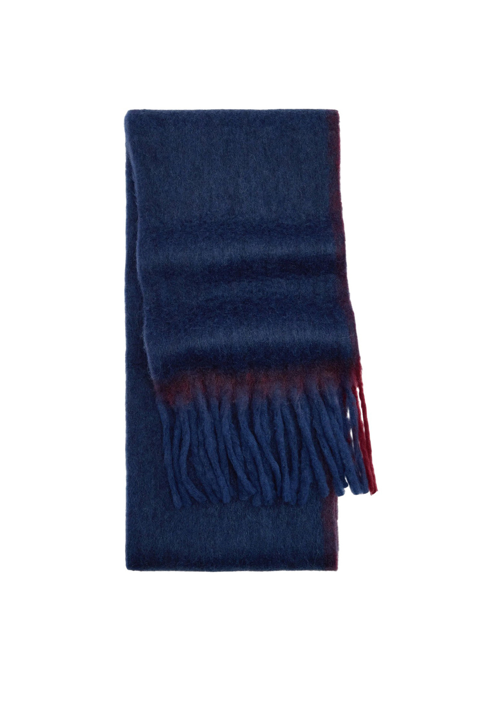 Шарф с бахромой|Основной цвет:Синий Женский Parfois Шарф с бахромой (цвет ), артикул 241405 | Фото 1