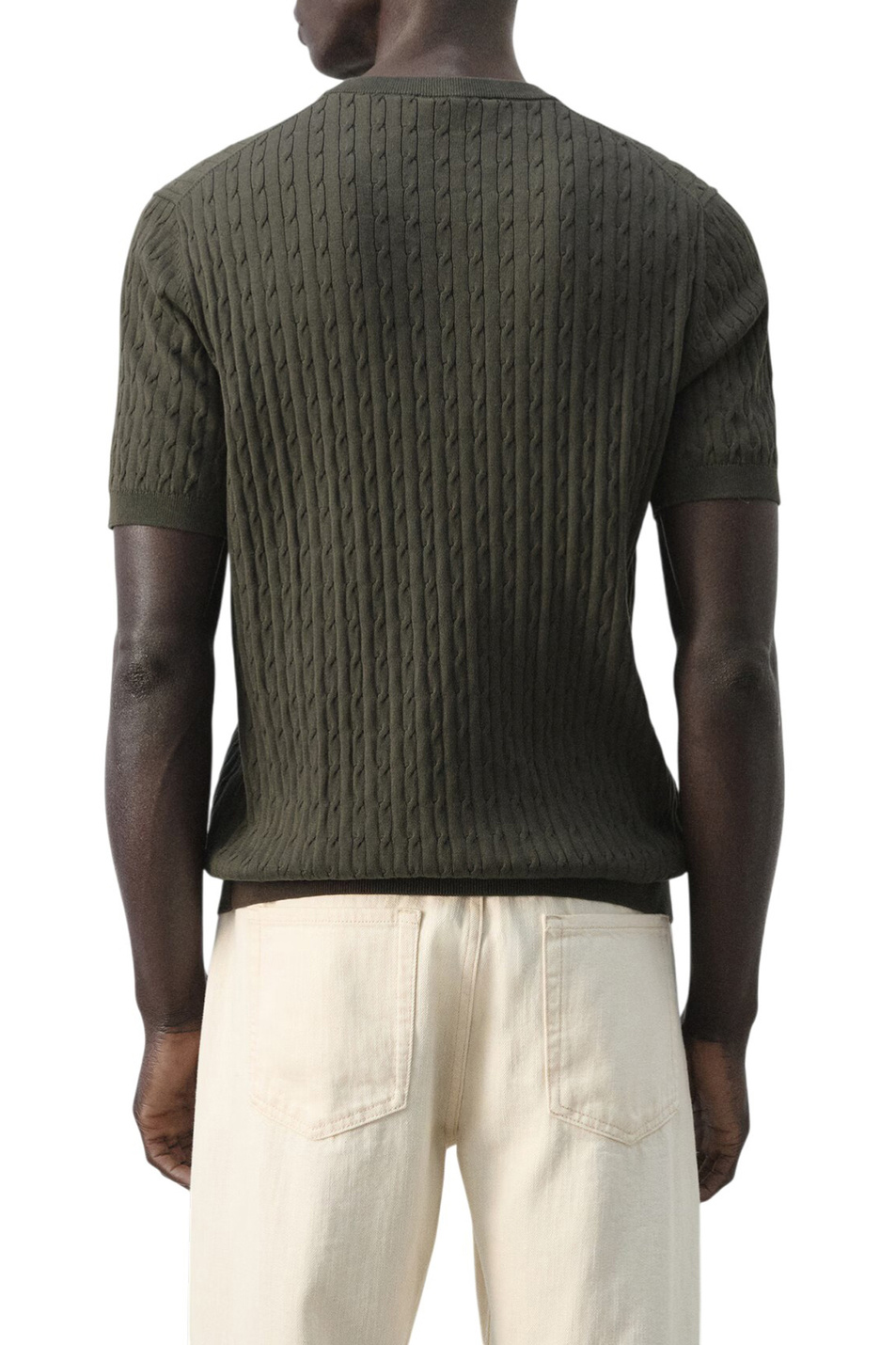 Мужской Mango Man Джемпер MUGA с короткими рукавами (цвет ), артикул 27075939 | Фото 4