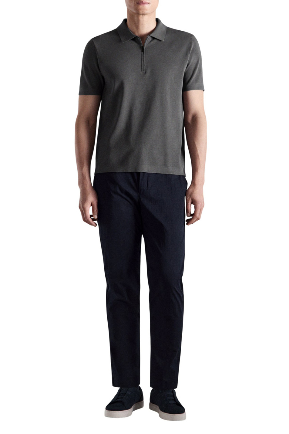 Мужской Mango Man Поло MILLER прямого кроя (цвет ), артикул 27064428 | Фото 2