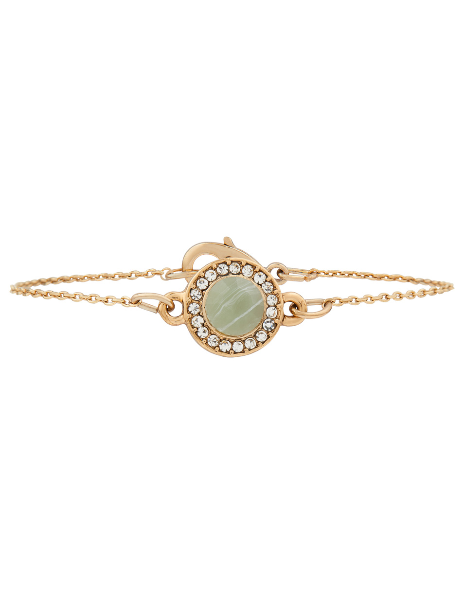 Женский Accessorize Браслет PRETTY STONE AND PAV (цвет ), артикул 884129 | Фото 1