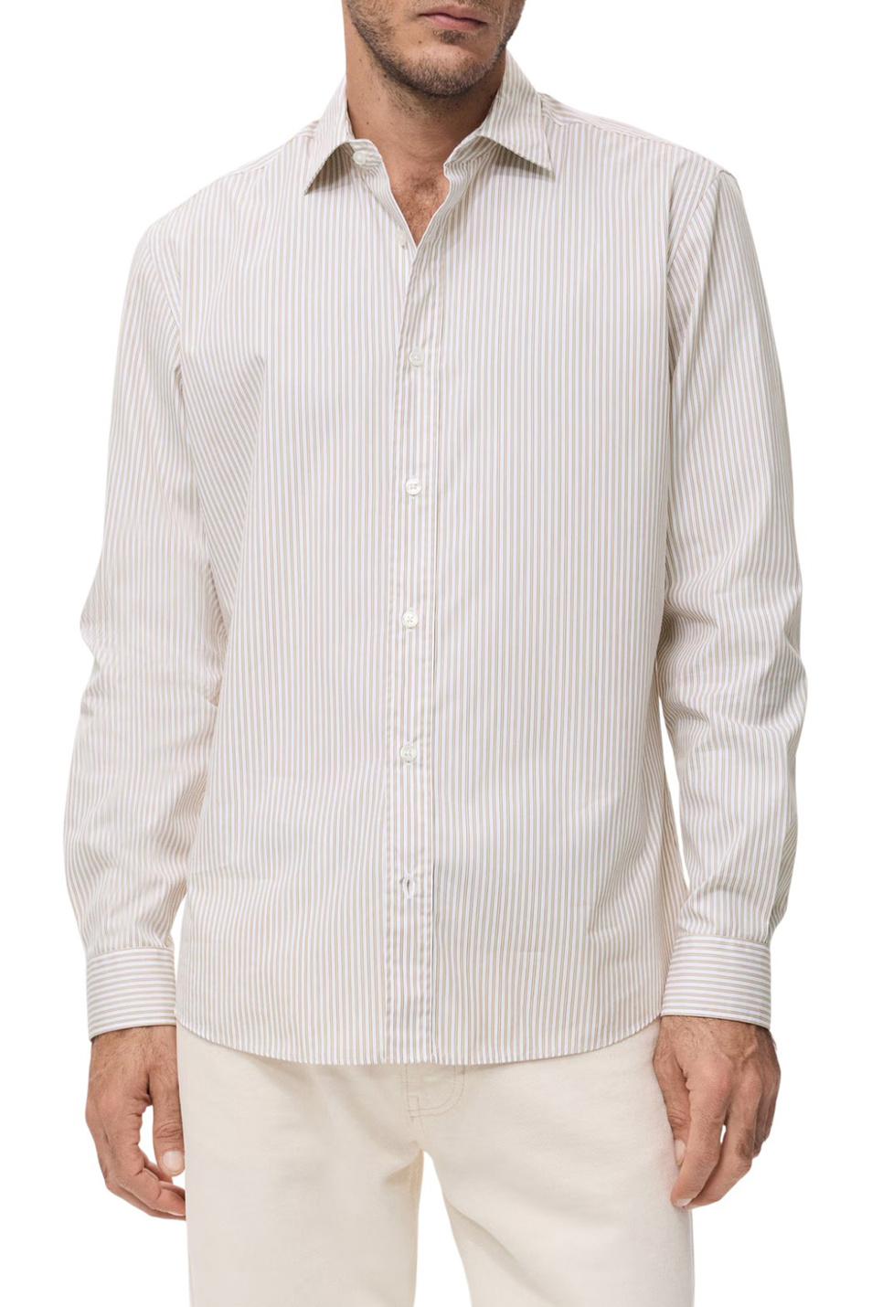 Мужской Mango Man Рубашка PLAYR из натурального хлопка (цвет ), артикул 27061231 | Фото 3