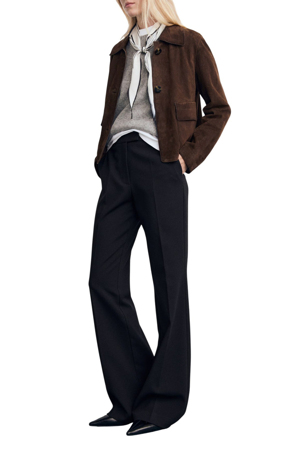 Женский Mango Брюки EMMA расклешенные (цвет ), артикул 17006734 | Фото 2