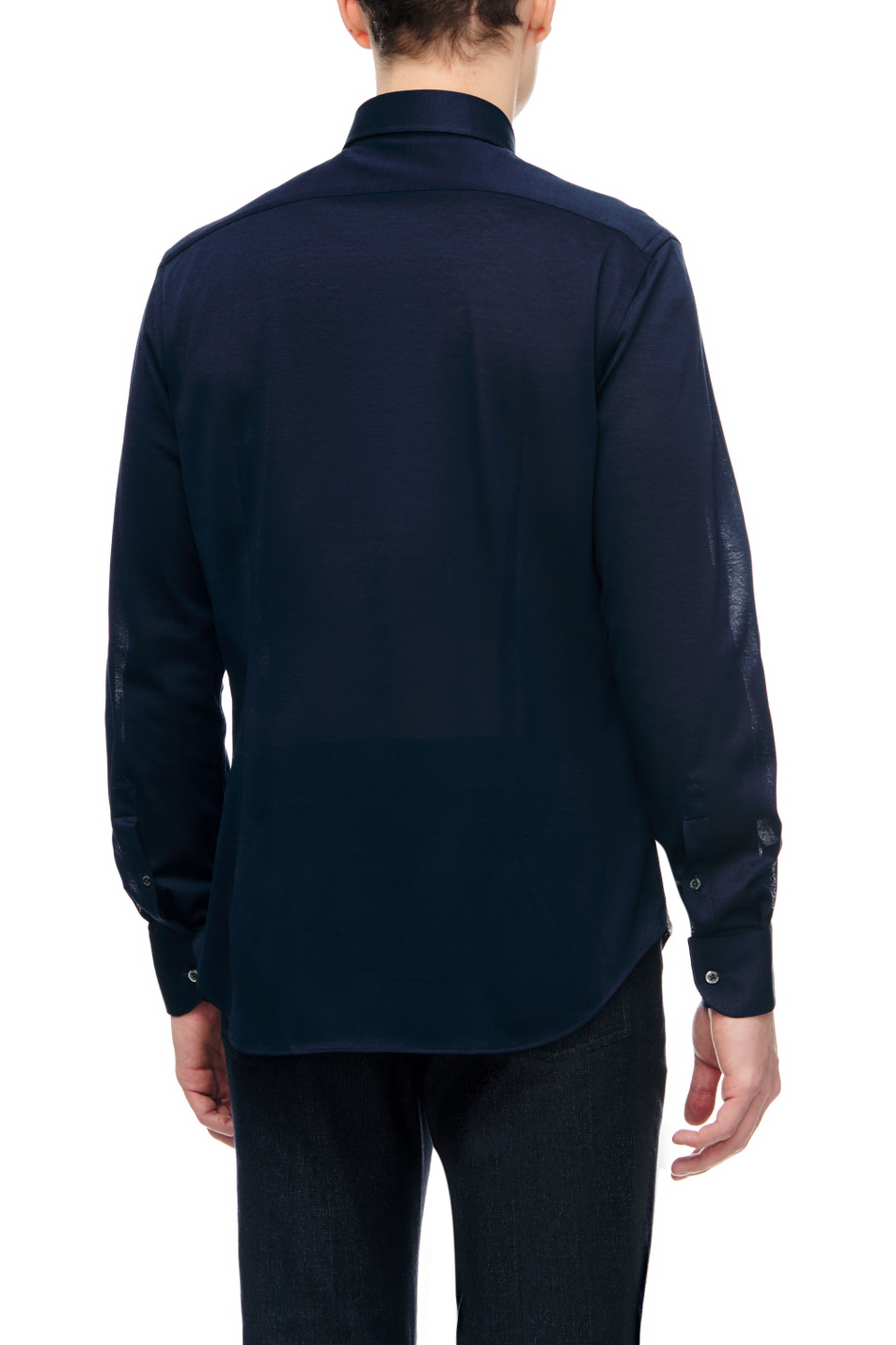 Мужской Corneliani Рубашка из натурального хлопка (цвет ), артикул 90P112-2811213 | Фото 4