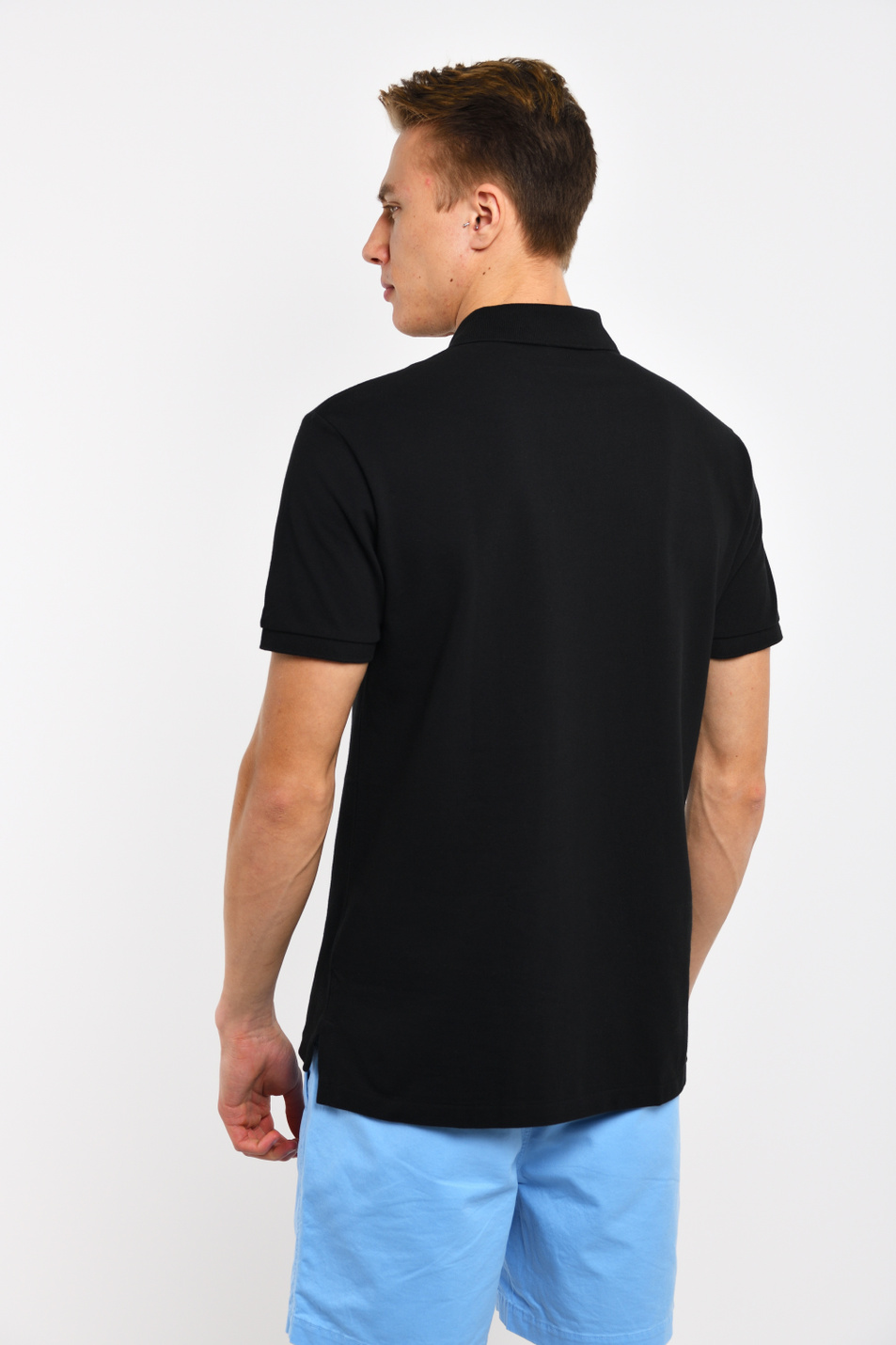 Мужской Polo Ralph Lauren Футболка поло из натурального хлопка с логотипом (цвет ), артикул 710795080006 | Фото 3