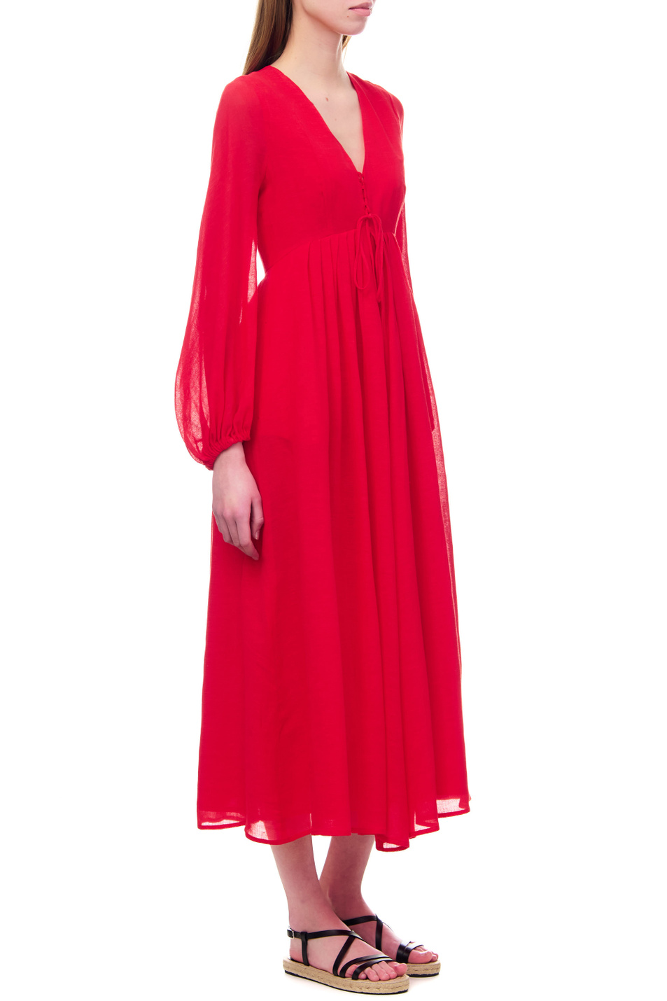 Женский Weekend Max Mara Платье DEODARA с V-образным вырезом (цвет ), артикул 2352210131 | Фото 3