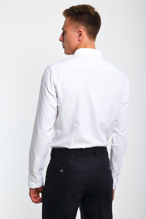 BOSS Рубашка из хлопка Jan (Белый цвет), артикул 50393800 | Фото 3