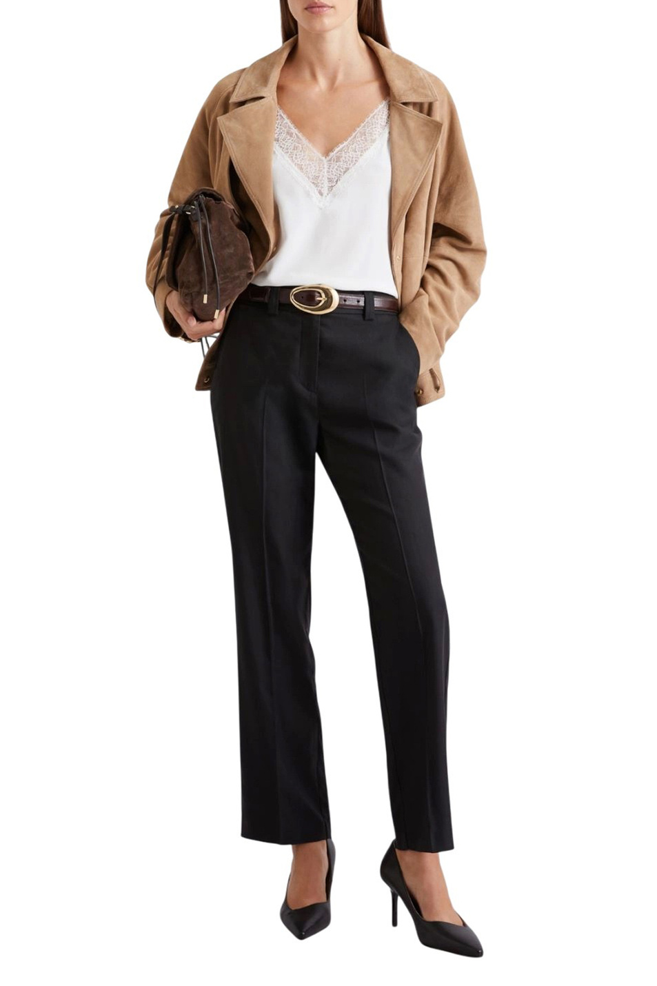 Женский MARELLA Топ MLLSPADINO с кружевом (цвет ), артикул 2613161061 | Фото 2