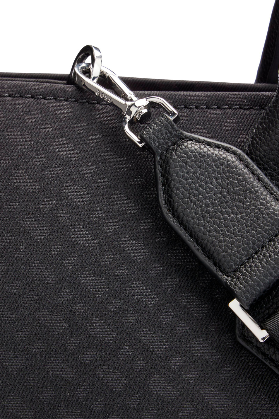 Сумка-тоут с монограммой|Основной цвет:Черный Женский BOSS Сумка-тоут с монограммой (цвет ), артикул 50499090 | Фото 5