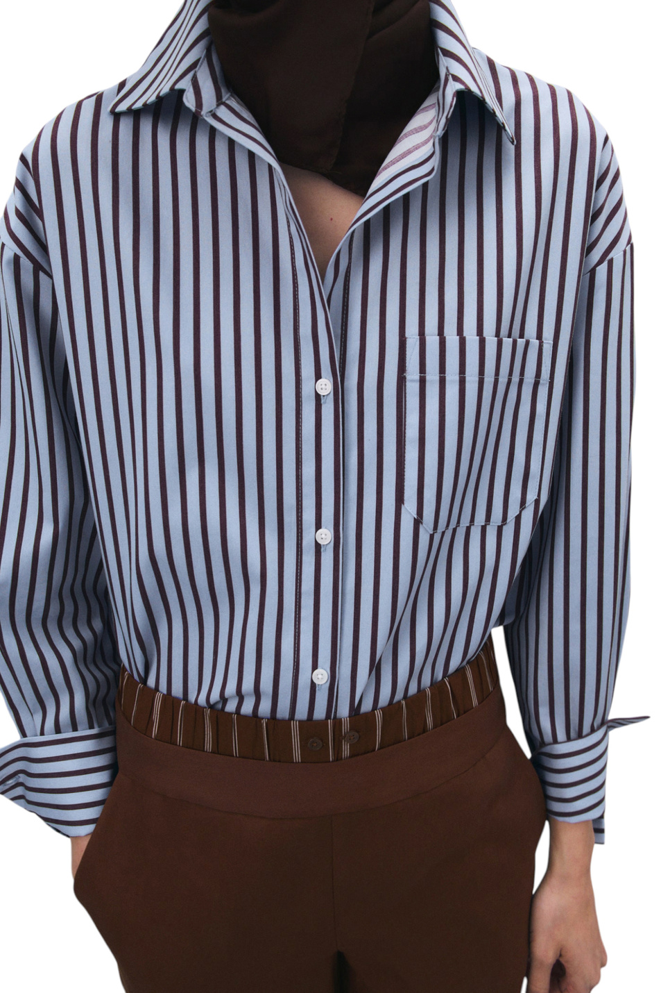 Женский Mango Рубашка FONTANA с принтом (цвет ), артикул 27075821 | Фото 3