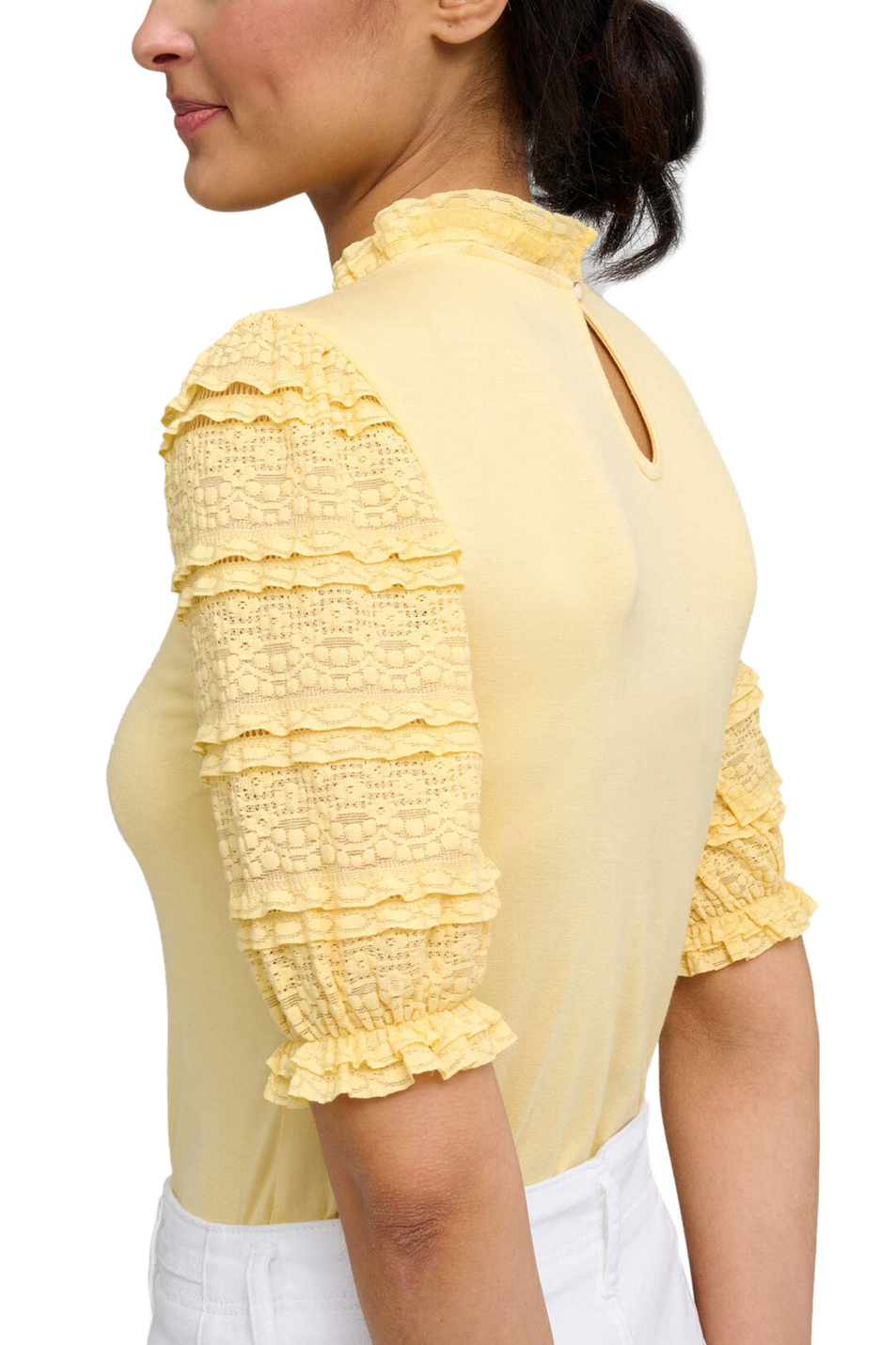 Orsay Блузка с оборками и кружевом (цвет ), артикул 152100 | Фото 4