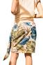 Orsay Юбка из натурального хлопка с принтом и запахом ( цвет), артикул 721123 | Фото 3