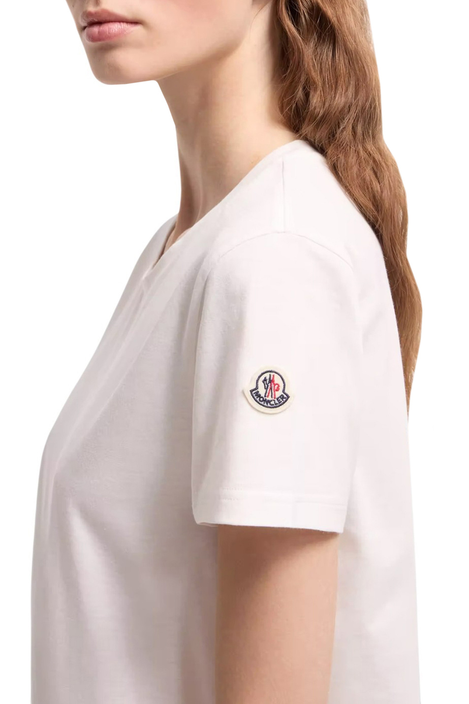 Женский Moncler Футболка из хлопка (цвет ), артикул L10938C73200-V8058 | Фото 5