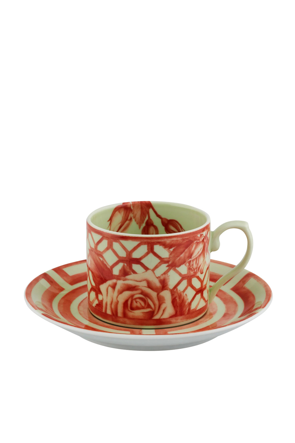 Чашка с блюдцем, 199 мл|Основной цвет:Красный Не имеет пола Vista Alegre Чашка с блюдцем, 199 мл (цвет ), артикул 21141447 | Фото 1