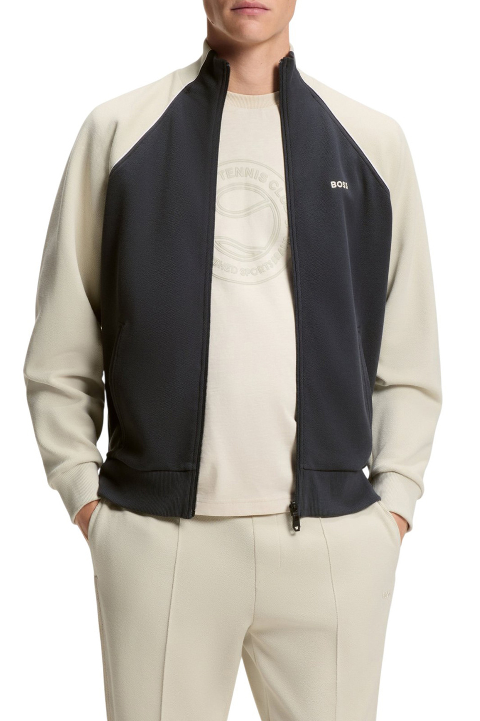 Мужской BOSS Толстовка с логотипом (цвет ), артикул 50553566 | Фото 3