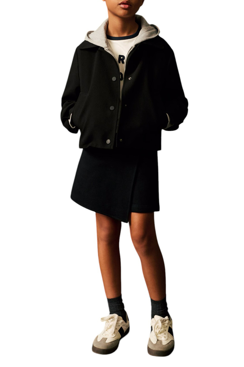 Девочкам Mango Kids Шорты-юбка DITA из натурального хлопка (цвет ), артикул 77076739 | Фото 3