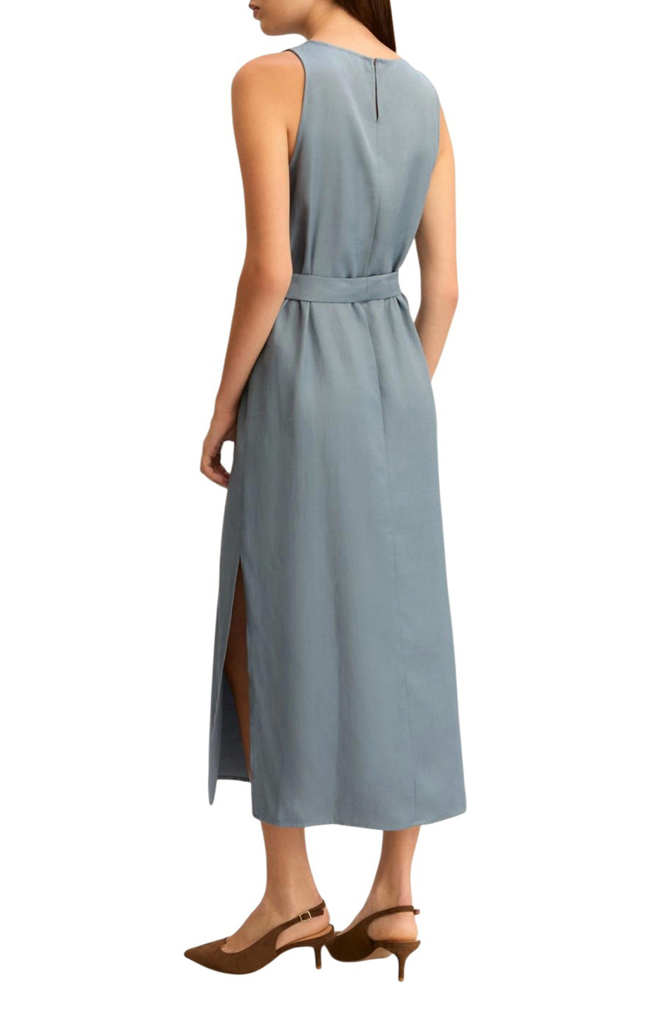 Женский Emme Marella Платье EMMACERBI из вискозы и льна (цвет ), артикул 2615221091 | Фото 4