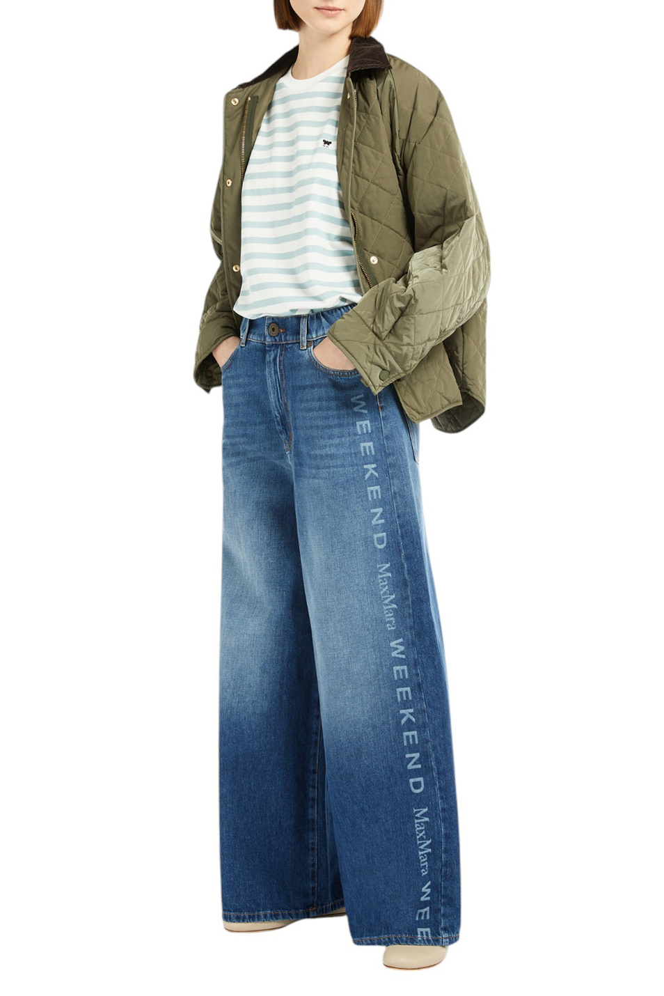 Женский Weekend Max Mara Футболка SATRAPO из хлопка (цвет ), артикул 2515971031 | Фото 2