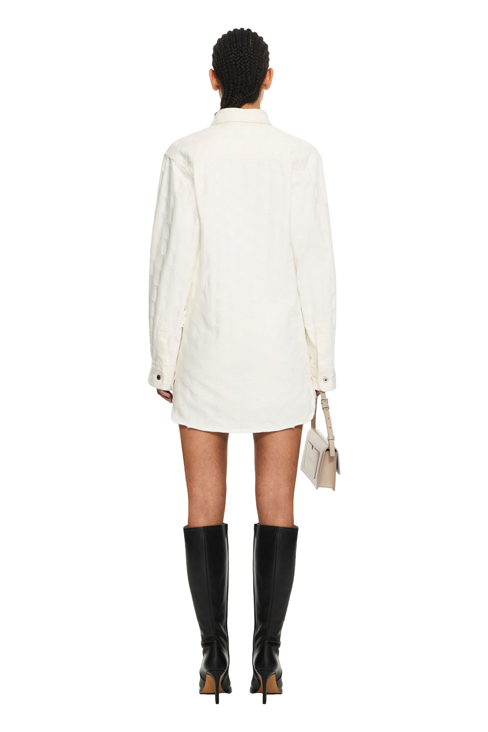 Женский Off-White Рубашка джинсовая Star Jacquard (цвет ), артикул OWYQ007S26DEN0010260 | Фото 4
