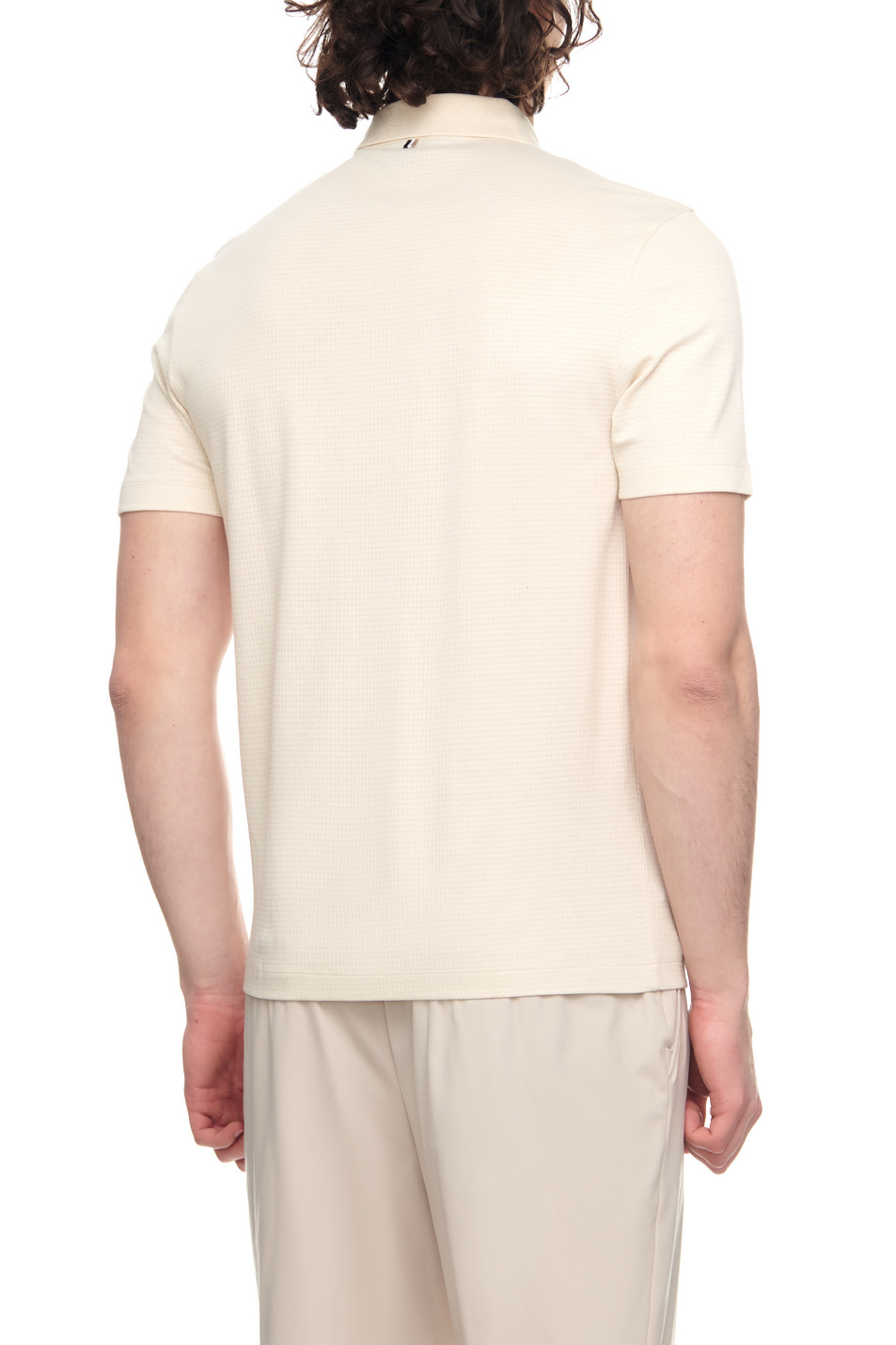 Мужской BOSS Рубашка поло из фактурного хлопка (цвет ), артикул 50486157 | Фото 4