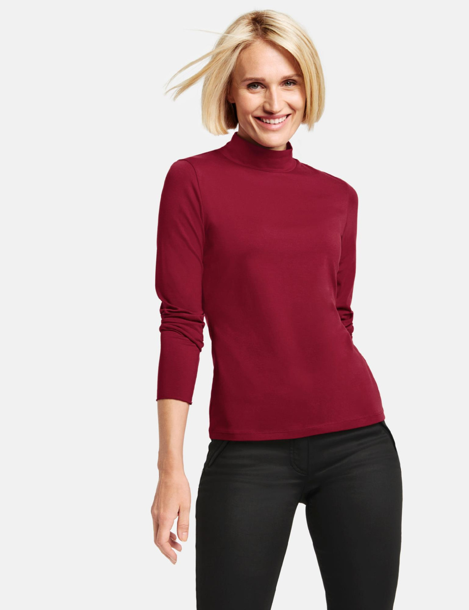 Женский Gerry Weber Водолазка из смесового хлопка и модала (цвет ), артикул 270245-35045 | Фото 2