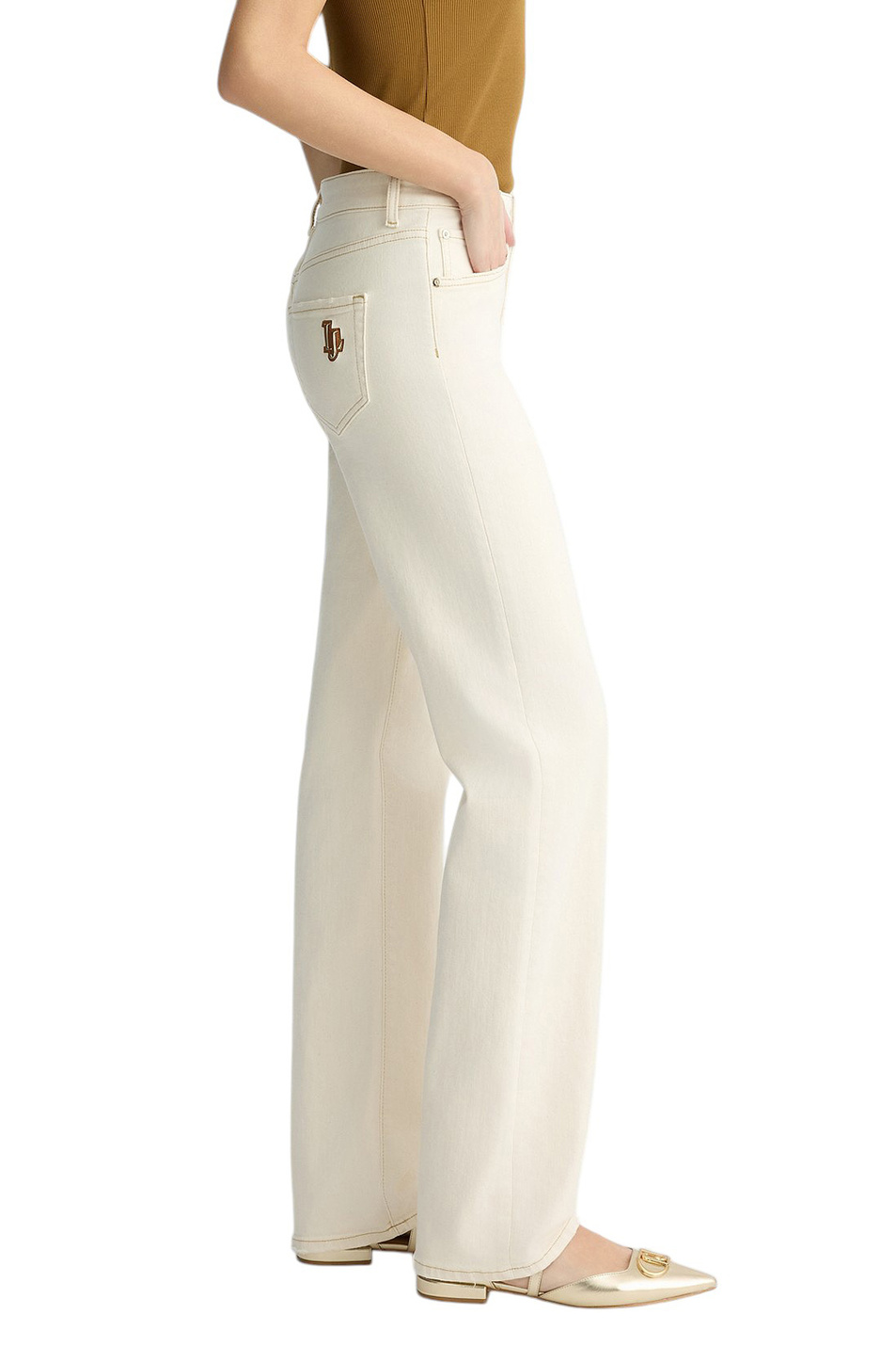 Женский Liu Jo Джинсы из эластичного хлопка (цвет ), артикул UA5219TS053 | Фото 4