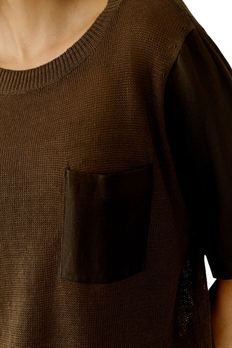 Женский OUI Джемпер из льна (цвет ), артикул 97257 | Фото 6