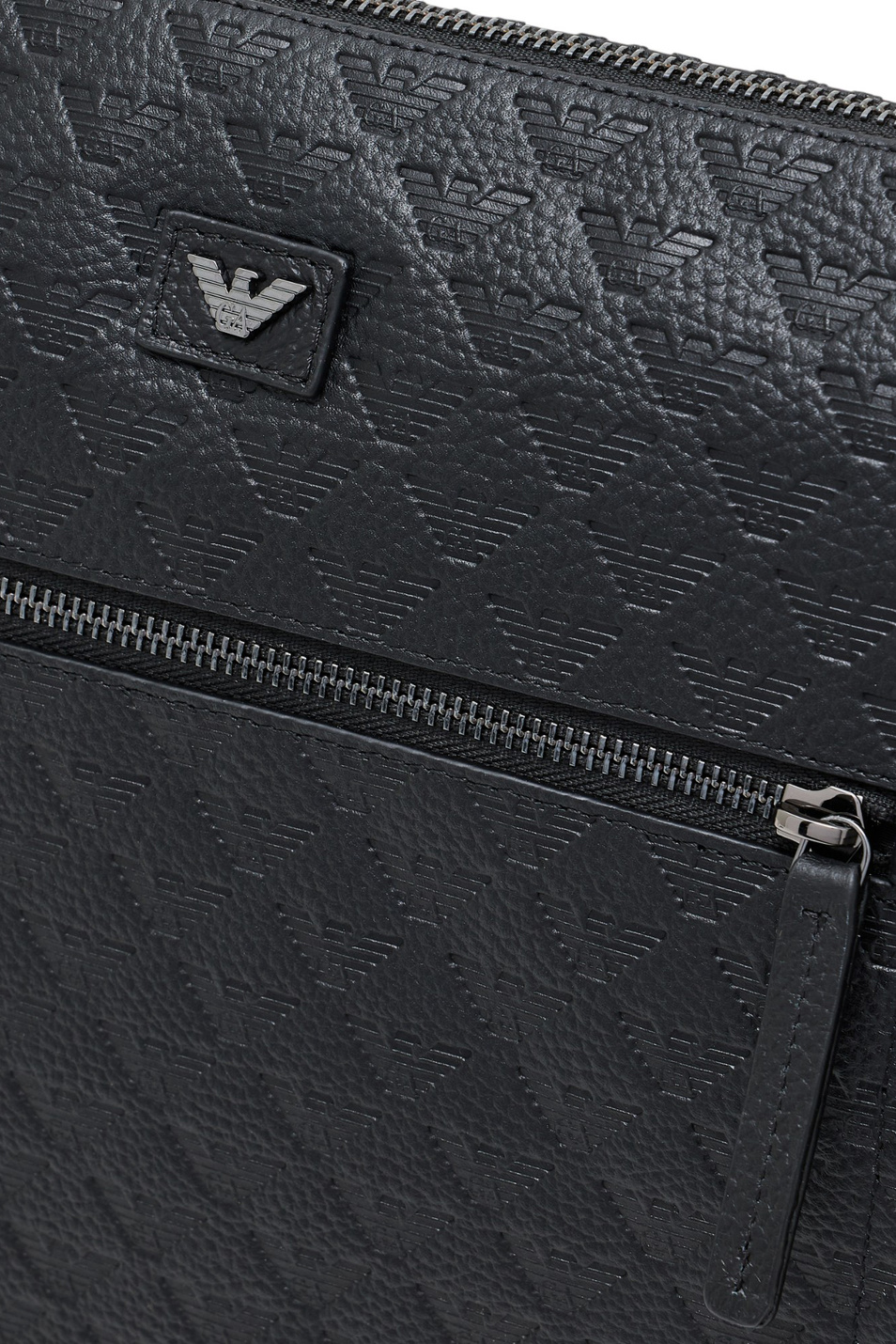 Сумка-папка из натуральной кожи|Основной цвет:Черный Мужской Emporio Armani Сумка-папка из натуральной кожи (цвет ), артикул EM001689-AF14774 | Фото 5