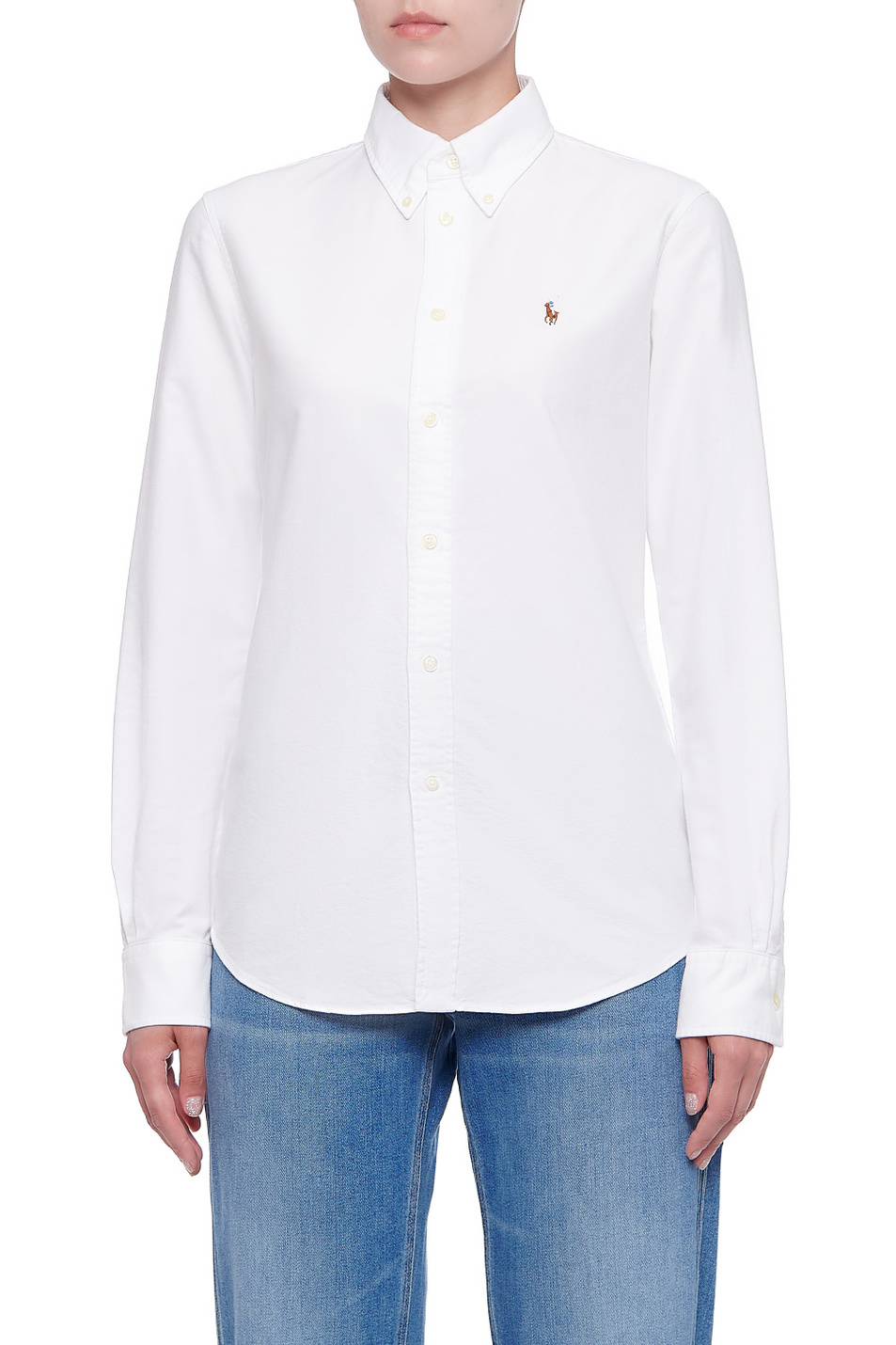 Polo Ralph Lauren Рубашка из натурального хлопка с вышитым логотипом (цвет ), артикул 211743355001 | Фото 1