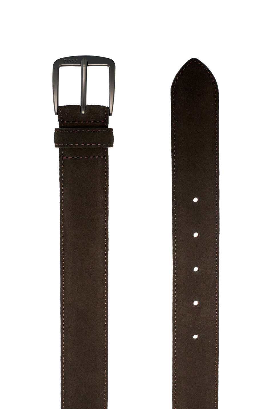 Ремень из натуральной кожи|Основной цвет:Коричневый Мужской BOSS Ремень из натуральной кожи (цвет ), артикул 50558716 | Фото 2