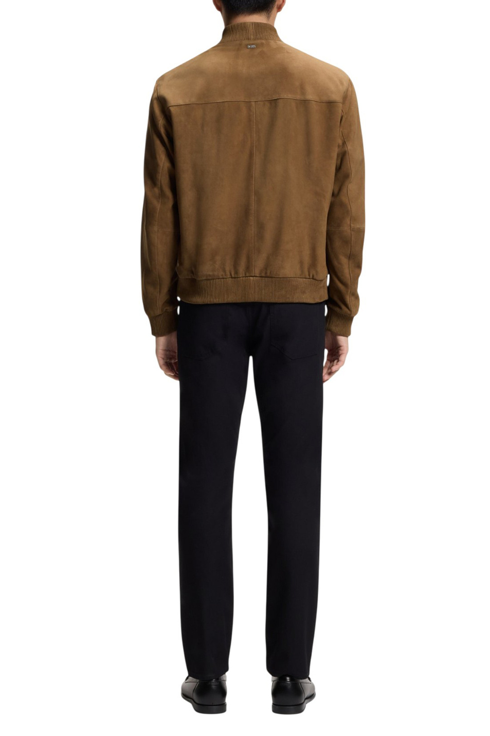 Мужской BOSS Бомбер Muller из натуральной замши (цвет ), артикул 50543213 | Фото 4