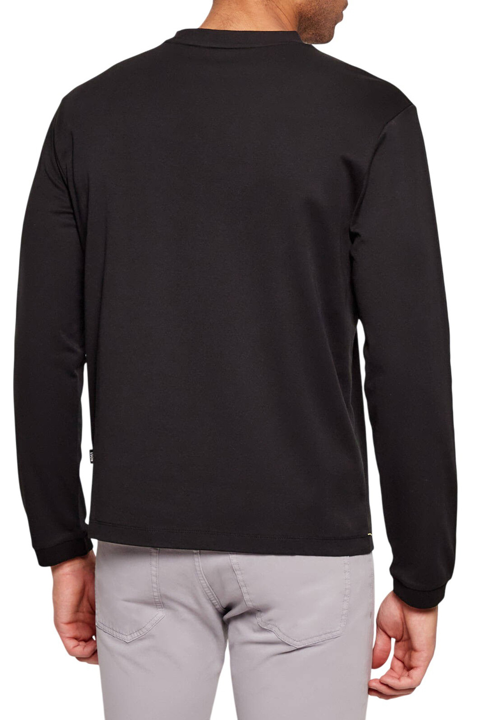 Мужской BOSS Лонгслив из хлопка (цвет ), артикул 50564302 | Фото 5