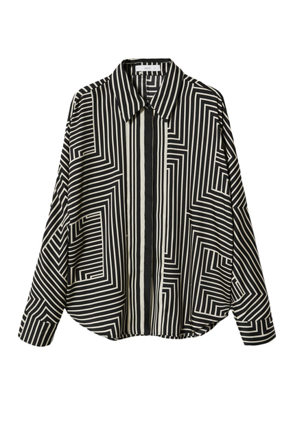 Рубашка COBRA с принтом|Основной цвет:Черный|Артикул:37093849 | Фото 1