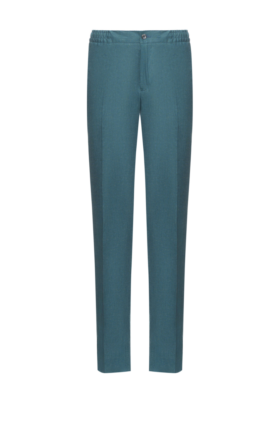Брюки из чистого льна|Основной цвет:Голубой Мужской Kiton Брюки из чистого льна (цвет ), артикул UPN01H0969012007 | Фото 1