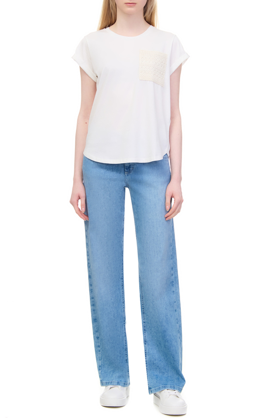 Джинсы Liz из эластичного смесового хлопка|Основной цвет:Синий Женский Angels Джинсы Liz из эластичного смесового хлопка (цвет ), артикул 350250030 | Фото 3