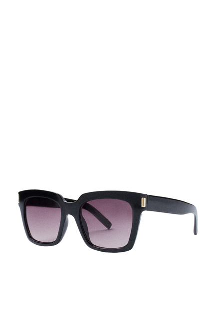 Солнцезащитные очки в квадратной оправе|Основной цвет:Черный|Артикул:193863 | Фото 1