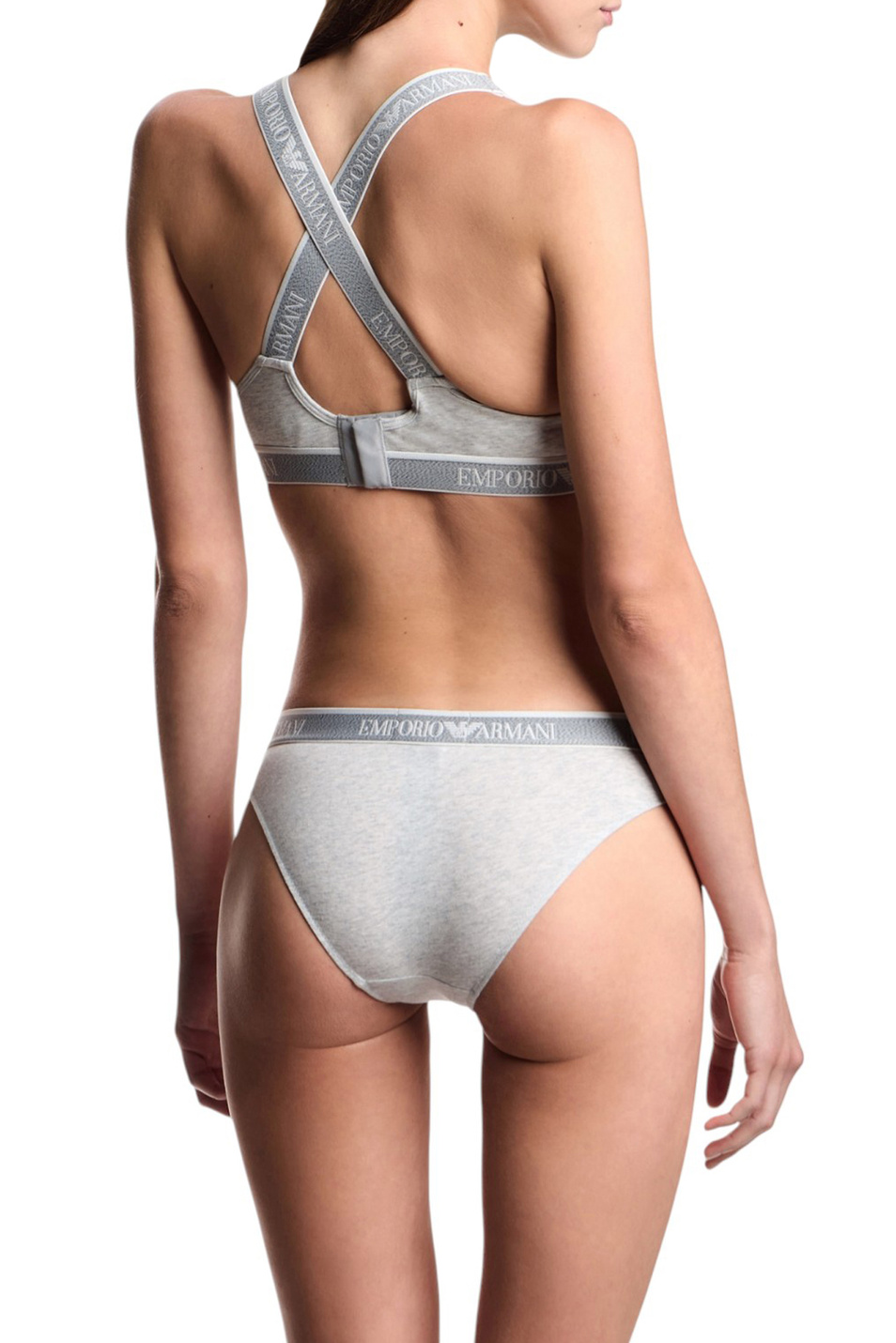 Женский Emporio Armani Бюстгальтер из эластичного хлопка (цвет ), артикул EW000447-AF15345 | Фото 4