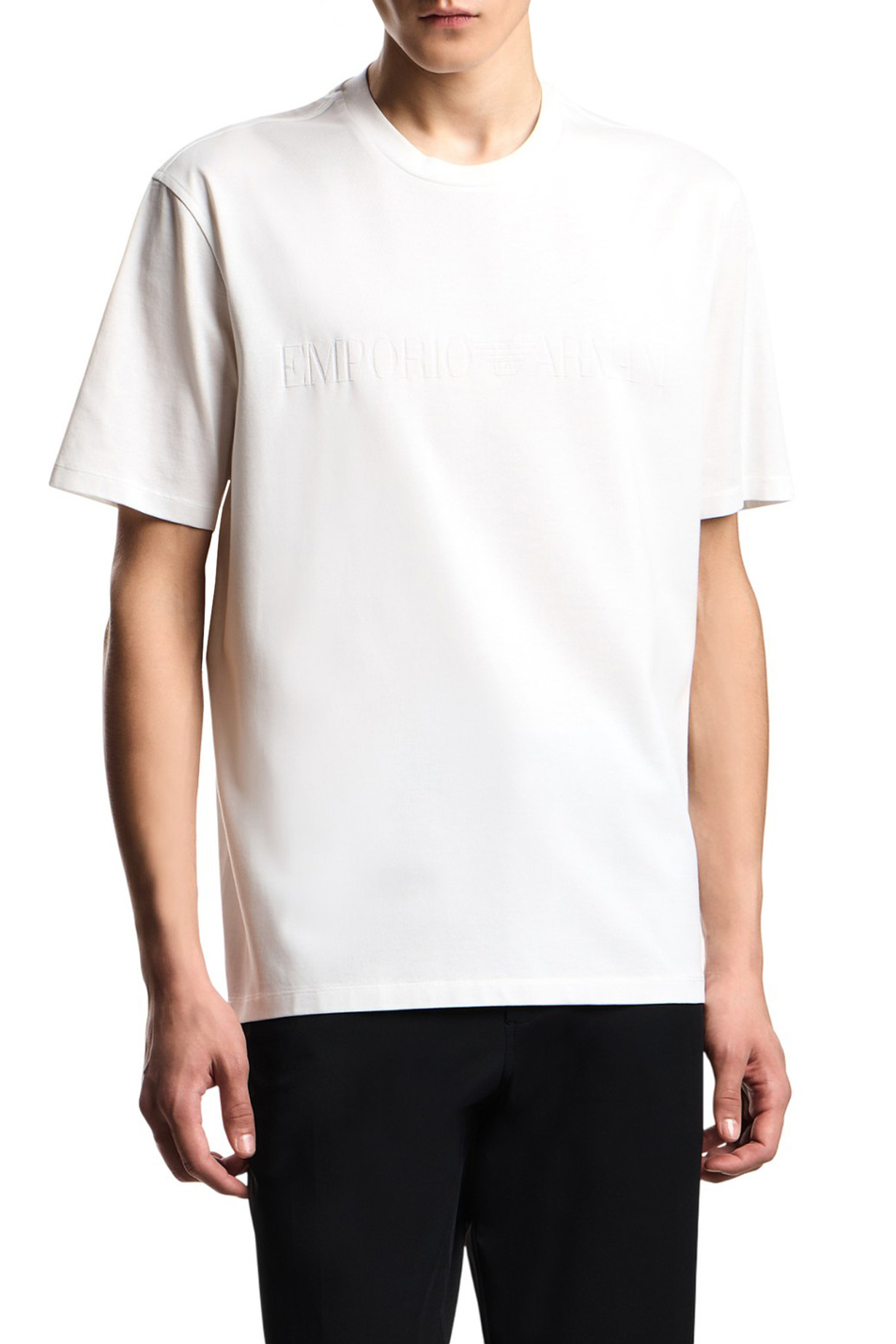 Мужской Emporio Armani Футболка из хлопка (цвет ), артикул EM004593-AF10762 | Фото 3